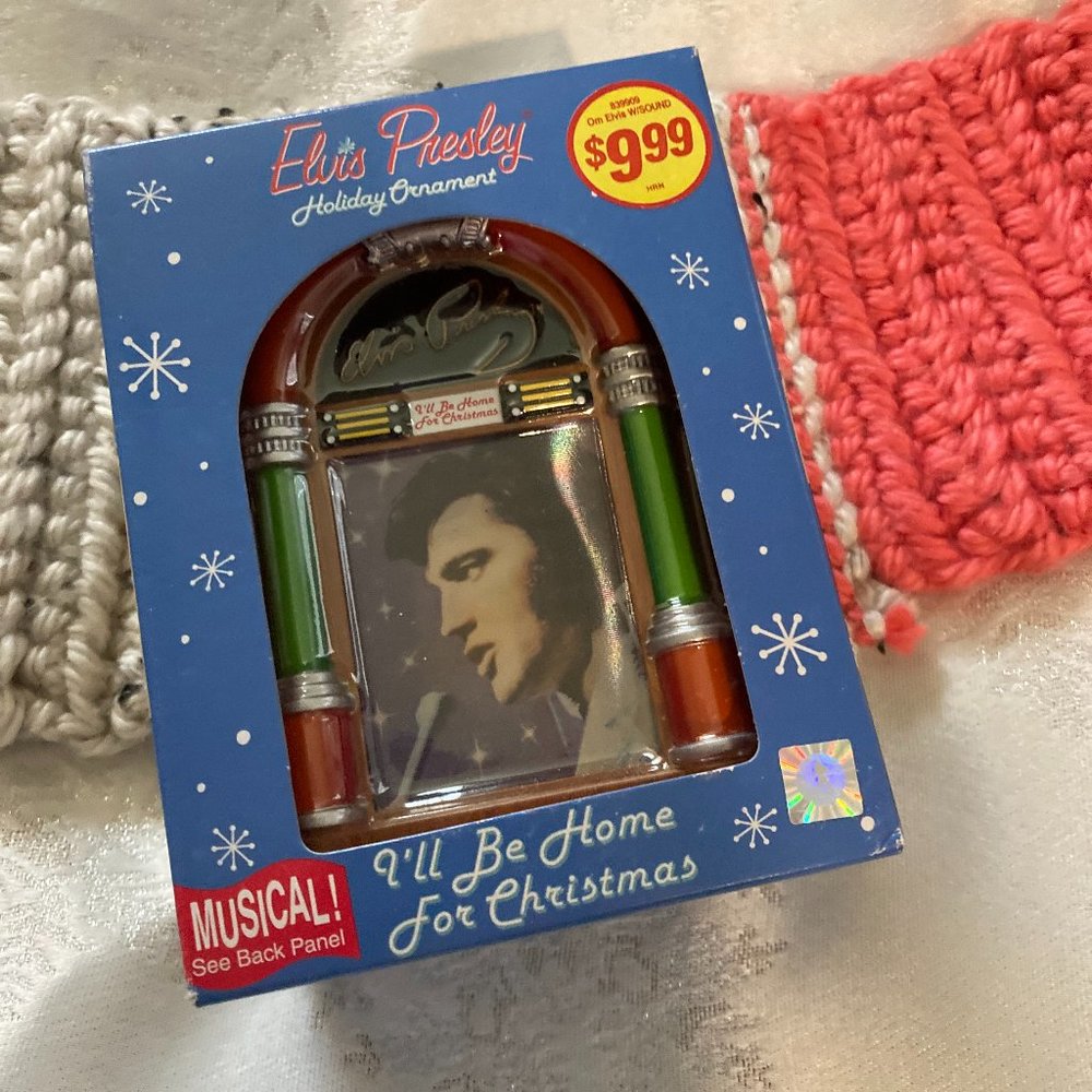 Elvis Presley Holiday Ornament by American Greetings.